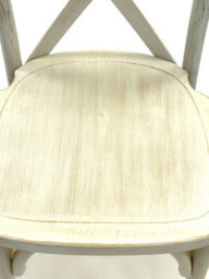 Rustic Limewash Crossback Chairs, Rustic Limewash Dining Chairs, Limewash Wedding Chair Be Furniture - thumbnail 4