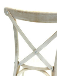 Rustic Limewash Crossback Chairs, Rustic Limewash Dining Chairs, Limewash Wedding Chair Be Furniture - thumbnail 6