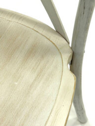 Rustic Limewash Crossback Chairs, Rustic Limewash Dining Chairs, Limewash Wedding Chair Be Furniture - thumbnail 3