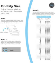 Classic Roof Blind  Window Code (03B) Navy For Keylite Roof Windows, Blackout Blind - thumbnail 2