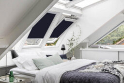 Classic Roof Blind  Window Code (03B) Navy For Keylite Roof Windows, Blackout Blind - thumbnail 7