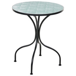 Beliani Bistro Table Anapo 60 Cm 60 Cm Metal Black - thumbnail 4