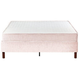 Beliani Divan Bed Without Headboard Fabric Countess 160 X 200 Cm (Eu King Size) Beige - thumbnail 4