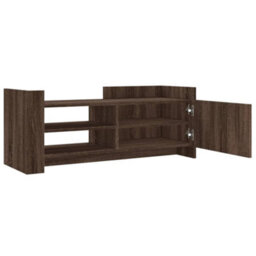 Berkfield Tv Cabinet Brown Oak 100X35X40 Cm Engineered Wood - thumbnail 8