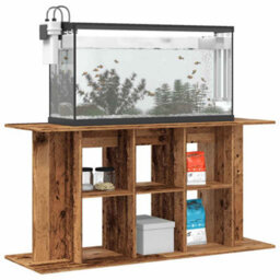 Walplus Old Wood Aquarium Stand 120X40X60 Cm Engineered Wood Fish Tank Cabinet - thumbnail 3