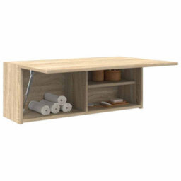 Walplus Bathroom Wall Cabinet Sonoma Oak 80X25X30 Cm Engineered Wood - thumbnail 4