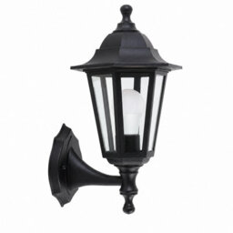 Shopnbits Outdoor Wall Lantern Light Waterproof  Traditional Garden Patio Wall Light Black - thumbnail 1
