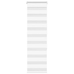 Berkfield Zebra Blind White 45X150 Cm Fabric Width 40.9 Cm Polyester - thumbnail 1
