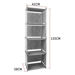 5 Tier Modern Bookcase Display Storage Organizer - thumbnail 2