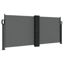 Walplus Retractable Side Awning Garden Sun Shade Canopy Gazebo For Back Door, Porch, Patio Anthracite 100X600 Cm - thumbnail 2