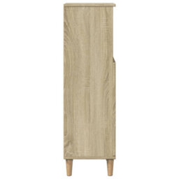 Berkfield Bathroom Cabinet Sonoma Oak 30X30X100 Cm Engineered Wood - thumbnail 5