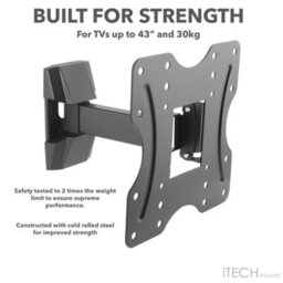 "Itech Mount 23"" To 43"" Full Motion Single Arm Tv Wall Mount Bracket" - thumbnail 7