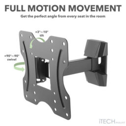 "Itech Mount 23"" To 43"" Full Motion Single Arm Tv Wall Mount Bracket" - thumbnail 6