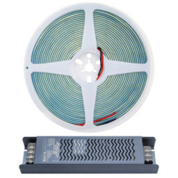 Long Life Lamps Company Cool White Led Tape Strip Light 10 Metres 24V Continuous Cob Illumination Ip20 With Driver - thumbnail 5