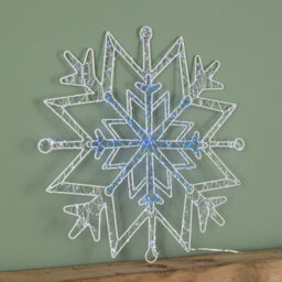 Samuel Alexander 52Cm Light Up Christmas Snowflake Dewdrop Silhouette With Twinkling Leds - thumbnail 3