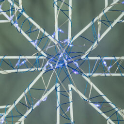 Samuel Alexander 52Cm Light Up Christmas Snowflake Dewdrop Silhouette With Twinkling Leds - thumbnail 7