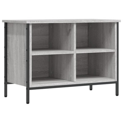 Berkfield Industrial Shoe Cabinet Grey Sonoma 69X35X50 Cm Engineered Wood