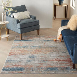 Multicolor Luxurious Modern Abstract Rug For Dining Room Bedroom & Living Room-160Cm X 221Cm - thumbnail 1