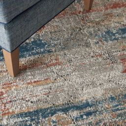 Multicolor Luxurious Modern Abstract Rug For Dining Room Bedroom & Living Room-160Cm X 221Cm - thumbnail 3