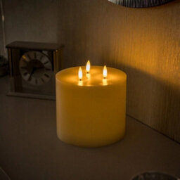 Flickering Real Wax Candle Lights Fake Flameless Remote Control Battery Light - thumbnail 3