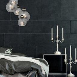 Milagro Omega Black/gold Pendant Lamp 5Xe27 With Elegant Smoked Glass Spheres Quality Matt Black Fittings With Gold Detail - thumbnail 1