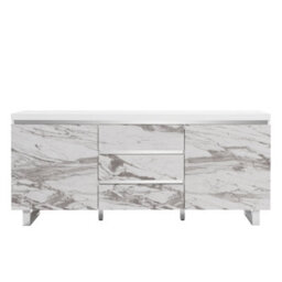 Furniture in Fashion Filo Sydney Large Sideboard With 2 Door 3 Drawer In White - thumbnail 3