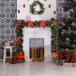 SuperGift.com 9Ft Pre Lit Artificial Green Christmas Garland Reusable Festive Decoration For Indoor & Outdoor - thumbnail 5
