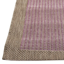 Essentials Chrome Plum Bordered Rug By Unique Rugs -135Cm X 190Cm - thumbnail 4