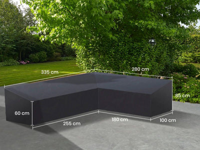 Norfolk Leisure Life Cover 12 - Lounge L-Shape Right L355Cm X W280Cm X H85/60Cm