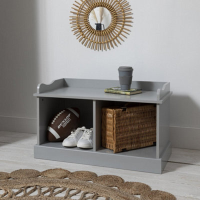 Nöa & Nani Noa & Nani Storage Bench In Silk Grey Stockholm - image 1