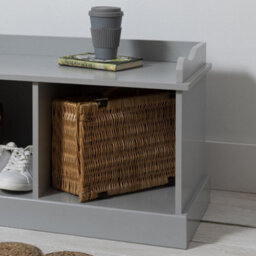 Nöa & Nani Noa & Nani Storage Bench In Silk Grey Stockholm - thumbnail 3