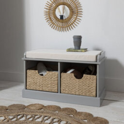 Nöa & Nani Noa & Nani Storage Bench In Silk Grey Stockholm - thumbnail 5