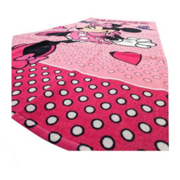 Disney Spotty Minnie Mouse Cotton Bath Towel Pink/blue/white (One Size) - thumbnail 2