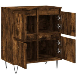 Berkfield Sideboard Smoked Oak 60X35X70 Cm Engineered Wood - thumbnail 6