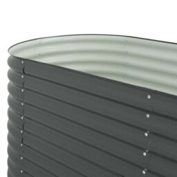 Walplus Garden Raised Bed 240X80X81 Cm Galvanised Steel Grey - thumbnail 8