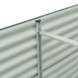 Walplus Garden Raised Bed 240X80X81 Cm Galvanised Steel Grey - thumbnail 7