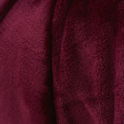 Catherine Lansfield Downstairs Living Extra Large Raschel Velvet Touch Soft 200X240Cm Blanket Throw Red - thumbnail 2