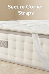 Somnior Beds Somnior Cooling Mattress Topper - Thin  & Breathable Temperature Regulating Enhances Comfort Without Changing Mattress Feel - 5Ft - thumbnail 8