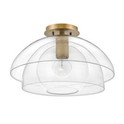 Luminosa Lighting Luminosa Hinkley Lotus Dome Pendant Ceiling Light Heritage Brass - thumbnail 5