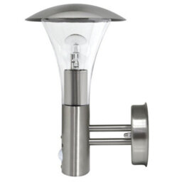 Long Life Lamps Company Brushed Stainless Steel Wall Light With Movement Sensor Ip44 Zlc012 - thumbnail 5