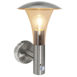 Long Life Lamps Company Brushed Stainless Steel Wall Light With Movement Sensor Ip44 Zlc012 - thumbnail 3