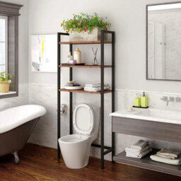 Over Toilet Storage Unit 3Tier Bathroom Shelves Toilet Storage Rack - thumbnail 1