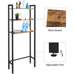 Over Toilet Storage Unit 3Tier Bathroom Shelves Toilet Storage Rack - thumbnail 6