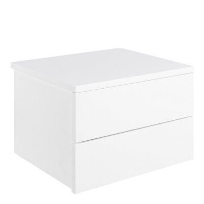 Furniture To Go Avignon Bedside Table With 2 Drawers In Black - image 1