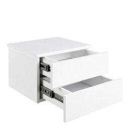 Furniture To Go Avignon Bedside Table With 2 Drawers In Black - thumbnail 4