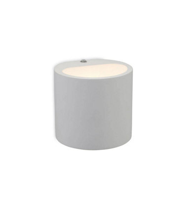 Luminosa Lighting Luminosa Nina 1 Light Plaster Indoor Wall Light White, G9