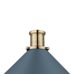 GoodHome Danvers Blue Coolie Cone Lamp Shade (D)26Cm - thumbnail 5