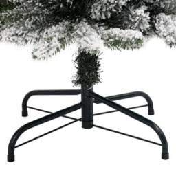 Berkfield Artificial Slim Christmas Tree With Flocked Snow 180 Cm Pvc&pe - thumbnail 6