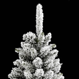 Berkfield Artificial Slim Christmas Tree With Flocked Snow 180 Cm Pvc&pe - thumbnail 7