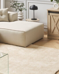 Beliani Shaggygy Rug Demre Beige 200 X 200 Cm - thumbnail 2